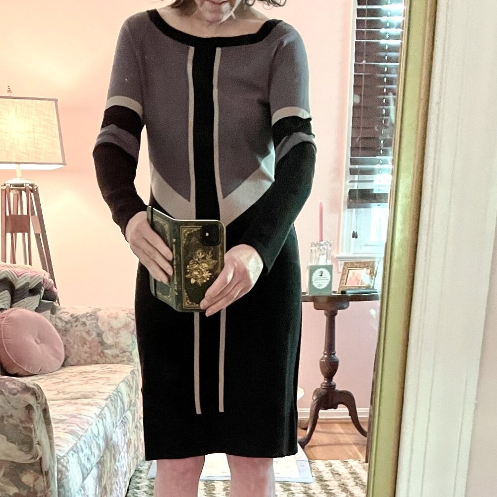 Stretchy knit dress